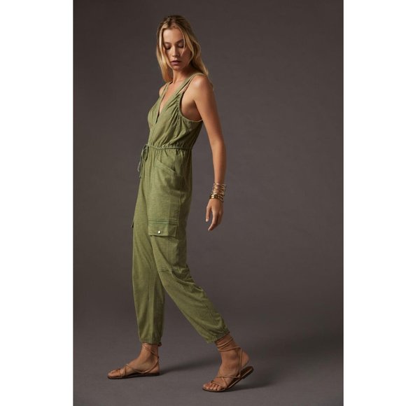 Daily Practice by Anthropologie The Playa Del Amore Jumpsuit Dress S New - Picture 2 of 9